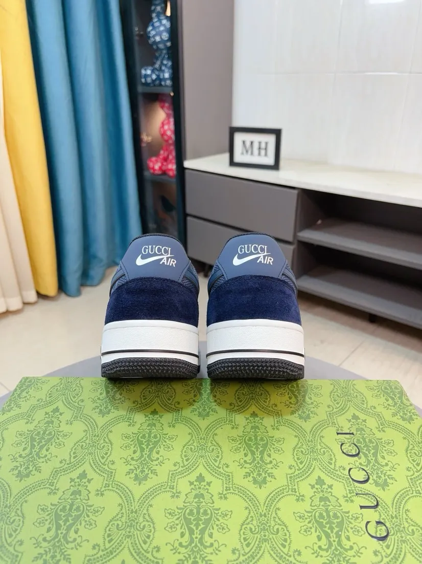 Men's shoes 💰440🌹🌹GUCCI [Gucci] New high-end brand of men's shoes, the latest fashionable casual men's shoes, trendy and versatile style, relaxed and sporty style, uppers imported from Italy, first-layer cowhide, genuine leather lining and ultra-fine workmanship. Original personalized fashionable rubber wear-resistant outsole, light and comfortable on the foot, size 38-44